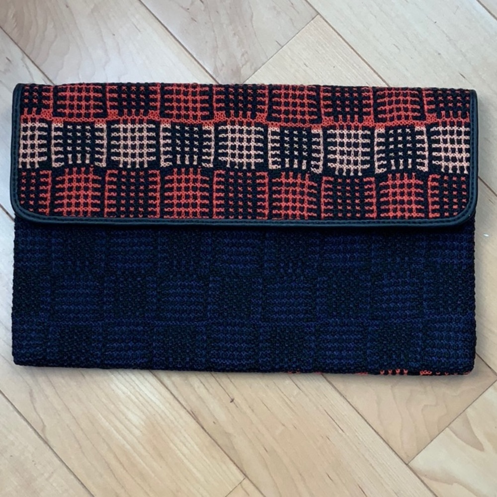 NWT Basket Weave clutch